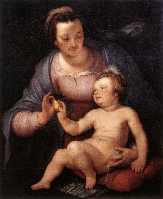 CORNELIS VAN HAARLEM Madonna and Child  vinxg China oil painting art